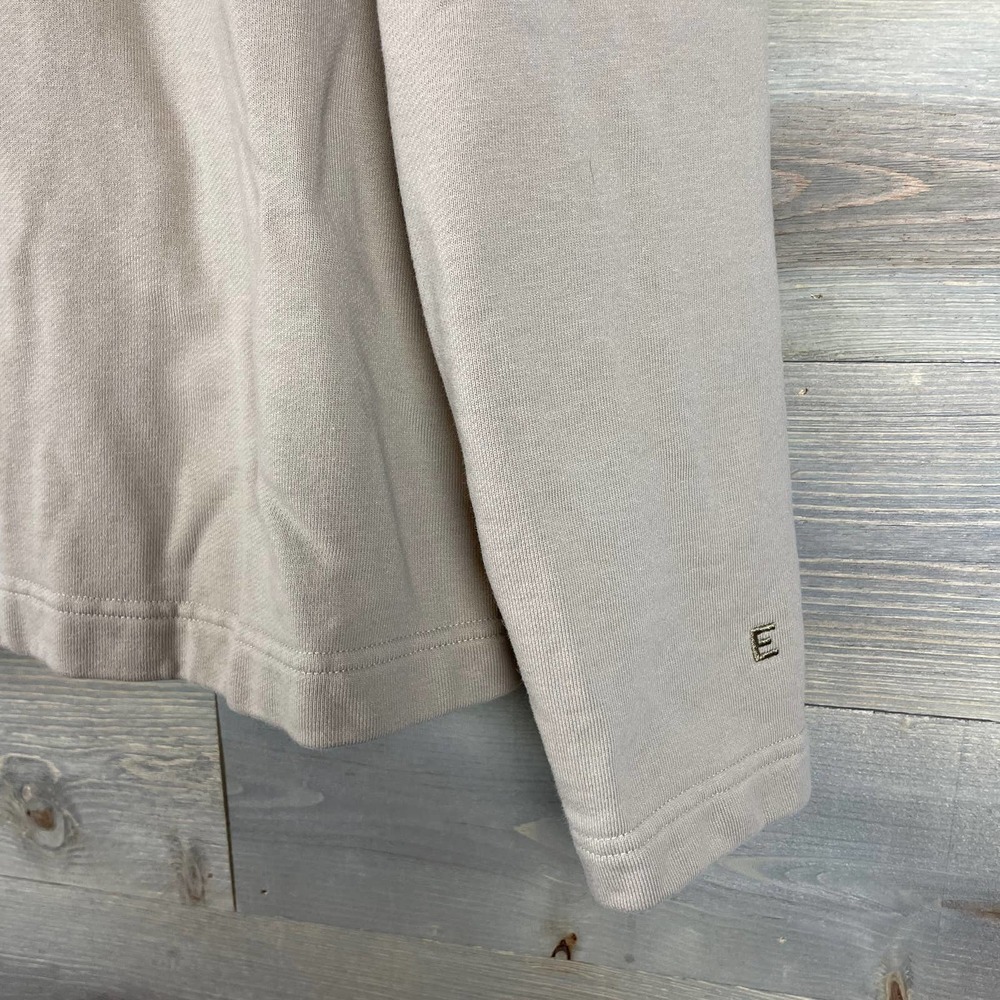 Everlane Taupe Funnel-Neck Sweatshirt - Picture 6 of 9